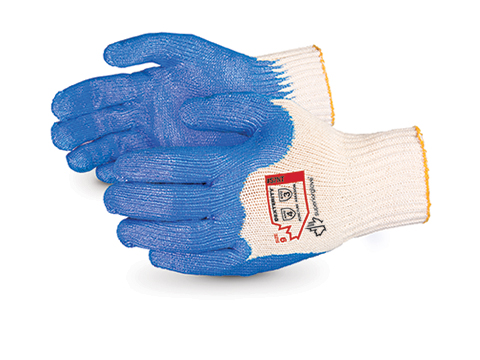 #S7NT Superior Glove® biodegradable Dexterity® 7-gauge Cotton Knit with Nitrile Palms